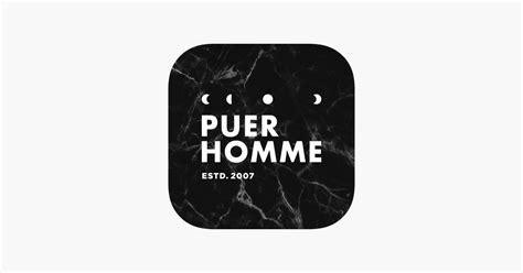 puer homme mobile app.